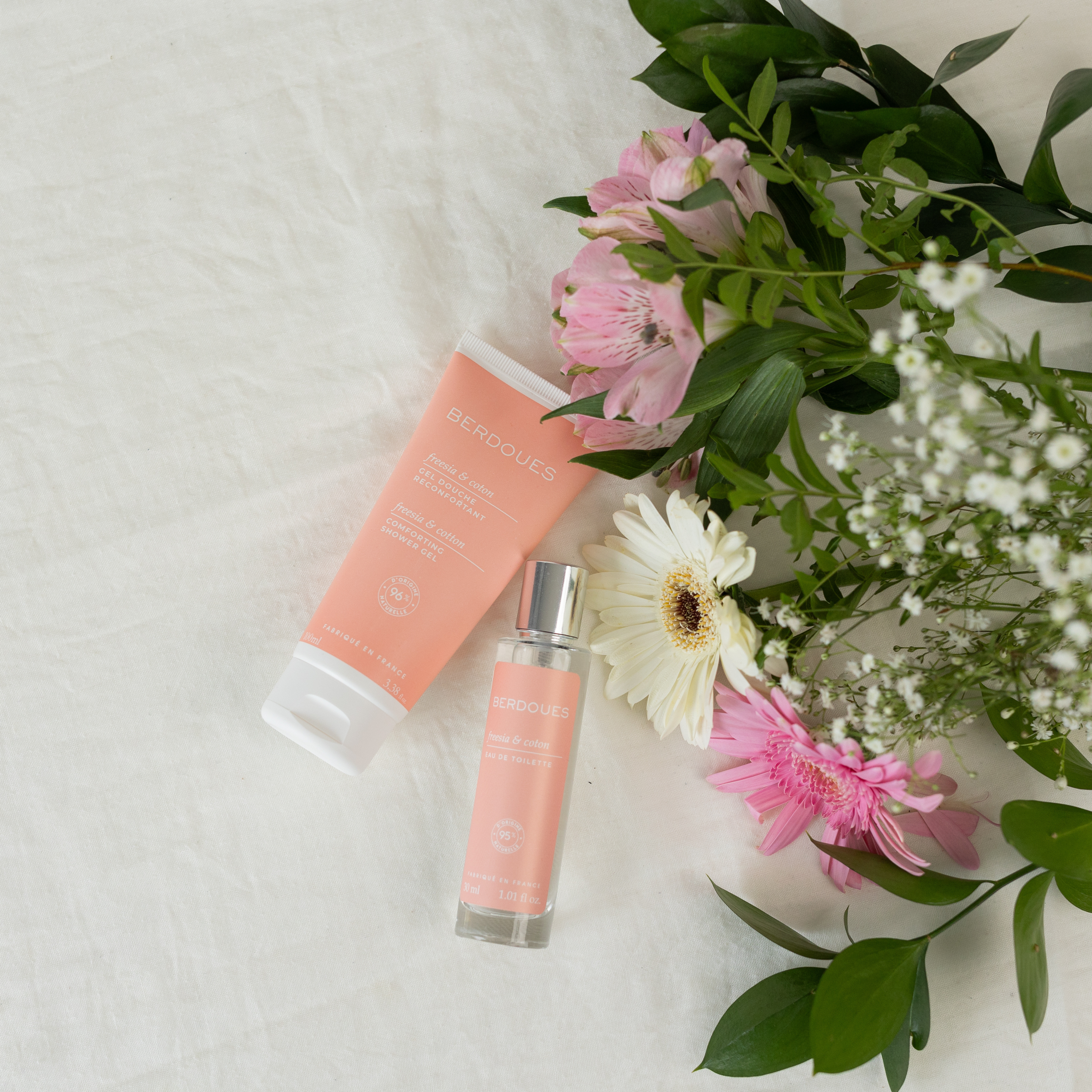 Coffret Freesia & Coton