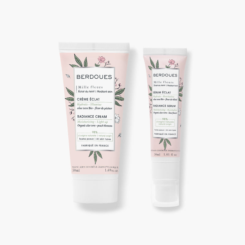 Lot Crème éclat & Sérum Mille Fleurs